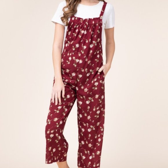 Floral Jumpsuit/Overalls - Picture 4 of 4